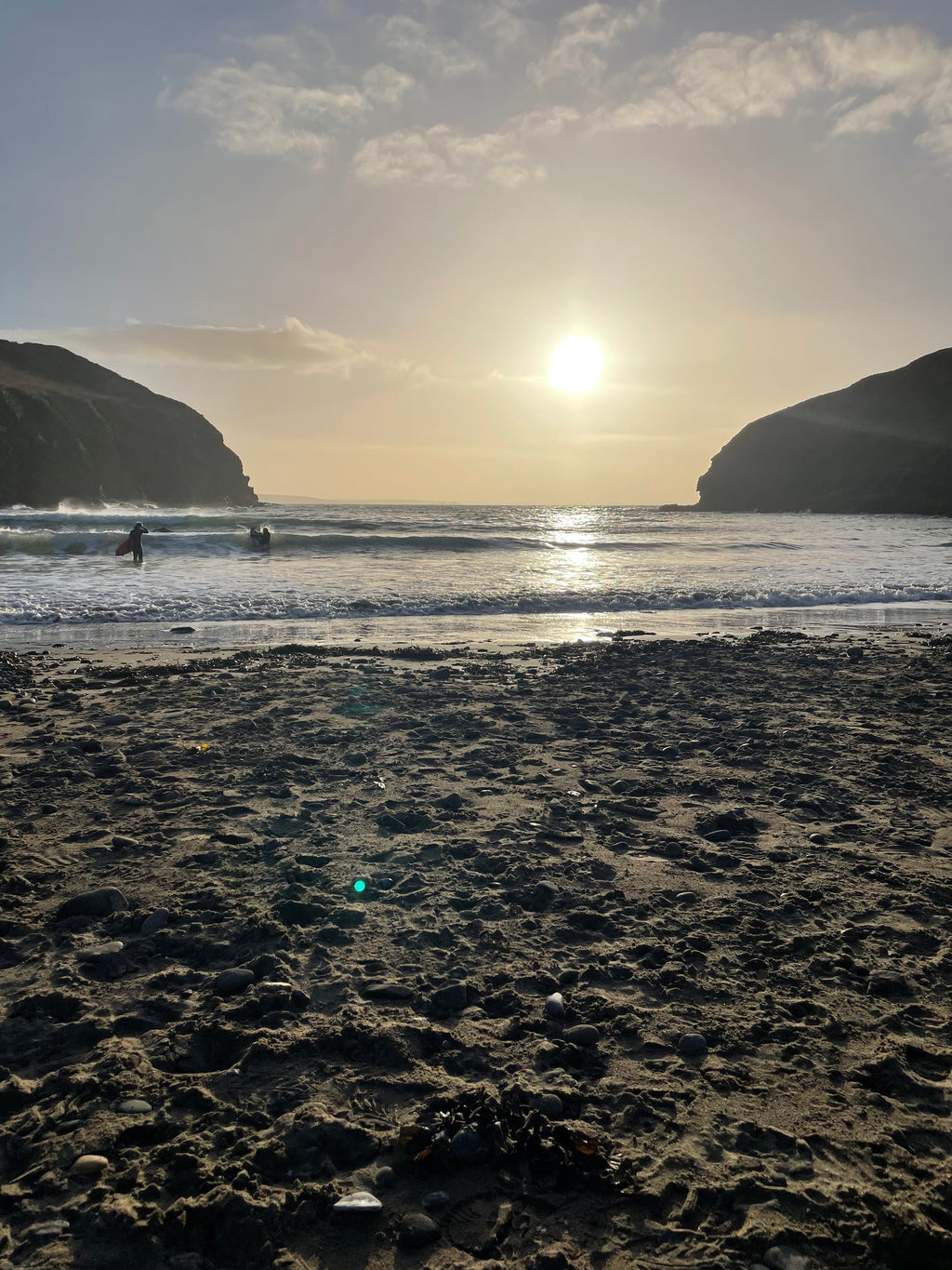 Undertow Ring — Nolton Beach Sea Pottery in Sterling Silver