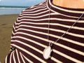 🌸 Dale — Dusty Rose Sea Glass Necklace