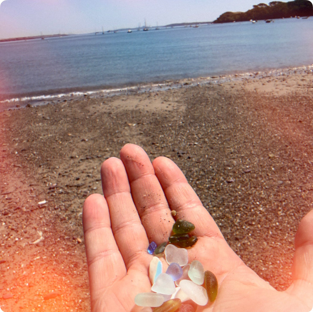 💚 Dale — Emerald Sea Glass Pendant
