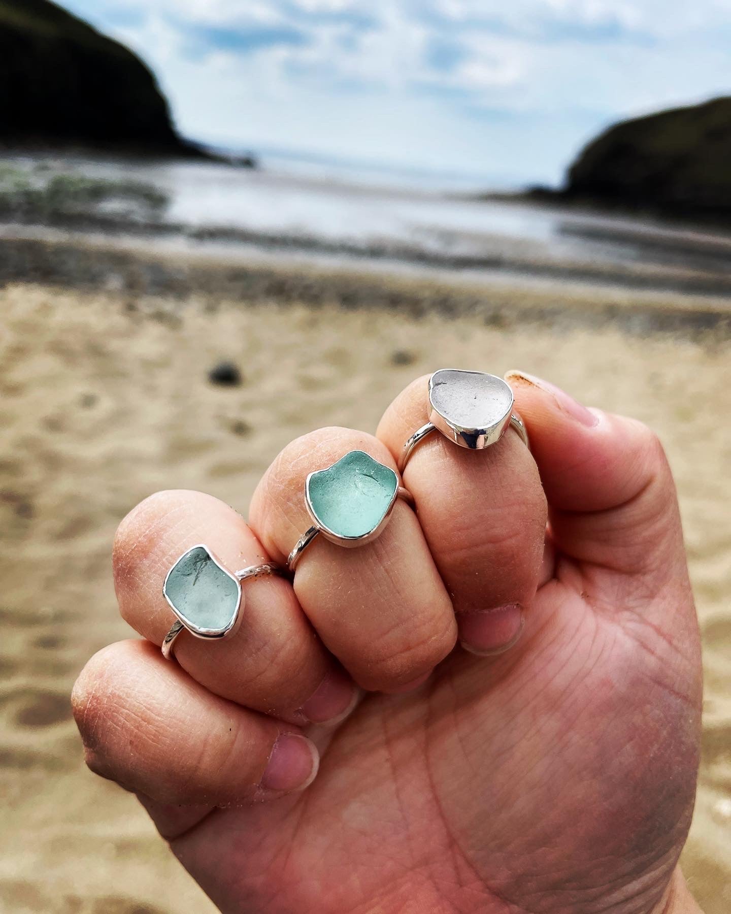 Pink hues // Dale seaglass