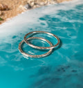 Undertow Fine Band — Slim Sterling Silver Ring