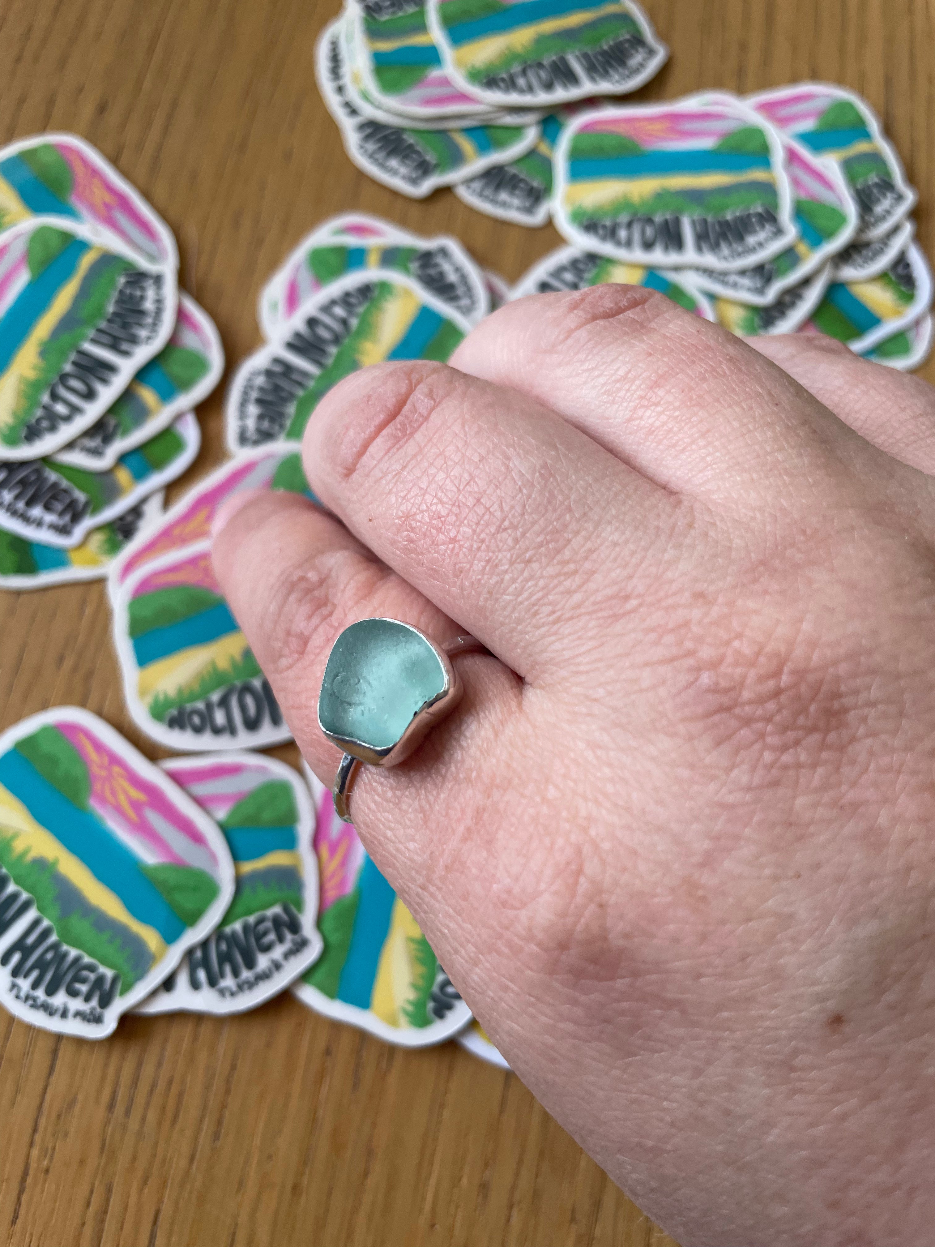 Tropical blue // Nolton haven seaglass